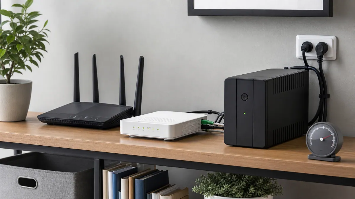 UPS pro router: jak vybrat a kolik hodin vydrží